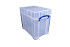 Opbergbox Really Useful 19 liter 395x255x330mm transparant wit