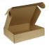 klepdoos - vouwdoos 400x300x100mm bruin 50 stuks
