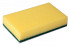 Schuurspons Cleaninq 140x90x28mm geel/groen