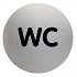 Infobord pictogram Durable 4907 wc rond 83Mm
