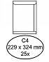 Envelop Quantore akte C4 229x324mm zelfklevend wit 25stuks