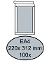 Envelop Quantore bordrug EA4 220x312mm zelfklevend wit 100 stuks