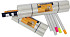 Verzendkoker CleverPack A0 850x50x1.5 met doppen wit pak à 5 stuks