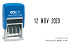 Datumstempel Colop Printer Mini S 120 Nederlands blauw