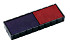 Stempelkussen Colop E/12/2 blauw en rood