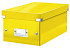 DVD-box Leitz WOW Click&Store 206 x 147 x 352 mm geel