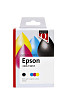 Inktcartridge Quantore alternatief tbv Epson T3357 zwart + 3 kleuren