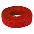 Jute lint op rol deco rood 5cm breed / 40 meter