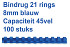 Bindrug GBC 8mm 21rings A4 blauw 100 stuks