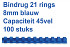 Bindrug Fellowes 8mm 21rings A4 blauw 100stuks