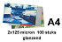Lamineerhoes Quantore A4 2x125micron 100 stuks