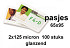 Lamineerhoes GBC overheids card 65x95mm 2x125micron 100stuks