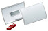 Badge Durable 8212 Click Fold met magneet 40x75mm