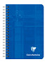 Notitieboek Clairefontaine 95x140mm spiraal lijn assorti
