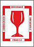Stickers/ etiketten Voorzichtig Breekbaar 500 stuks 4 talen 110x80mm