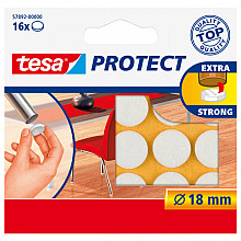 Beschermvilt Tesa antikras 57892 18mm rond wit