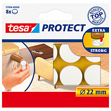 Beschermvilt Tesa antikras 57893 22mm rond wit