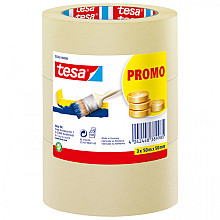 Afplaktape Tesa 55342 basic promo 50mmx50m 3rollen