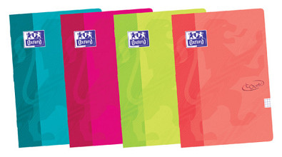 schrift oxford school touch a4 ruit 10x10mm 72 pagina s 80gr assorti