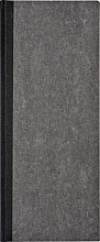 notitieboek 135x330mm lijn 192blz 70gr grijs gewolkt