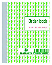 orderboek exacompta 135x105mm 50x2vel