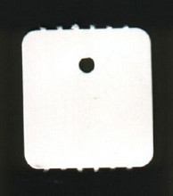 hangetiket op rol 27x25mm blanco 2.000 stuks