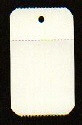hangetiket op rol 30x50mm wit geperforeerd 1000 stuks