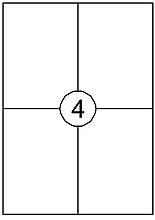 etiket quantore 105x148mm 60 stuks