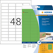 etiket herma 4369 45.7x21.2mm verwijderbaar groen 960 etiketten