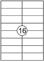etiket quantore 105x37mm 1600 stuks
