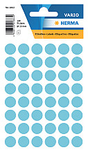 etiket herma 1863 rond 12mm blauw 240stuks