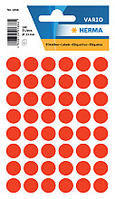 etiket herma 1866 rond 12mm fluor rood 240stuks