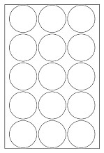 etiket herma 2277 rond 32mm transparant 240stuks