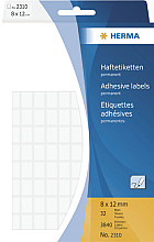 etiket herma 2310 8x12mm wit 3840 stuks