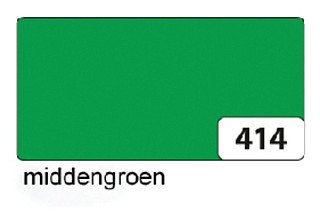 etalagekarton folia 1 zijdig 48x68cm 380gr nr414 middengroen