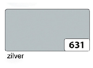 etalagekarton folia 1 zijdig 48x68cm 380gr nr631 zilver