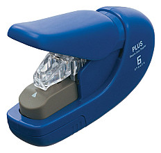 nietmachine plus nieten zonder nietjes blauw