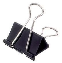 papierklem maul 213 foldback 32mm zwart 12 stuks