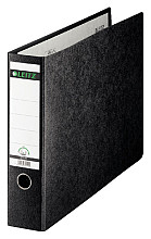 ordner leitz 1073 180 zonder sleuven en randbeschermers 77mm karton a3 dwars zwart