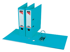 ordner quantore a4 80mm pp turquoise