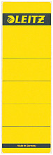 rugetiket leitz breed kort 62x192mm zelfklevend geel 10 stuks