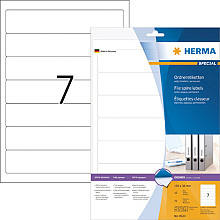 rugetiket herma 8620 smal 38x192mm zelfklevend wit
