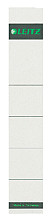 rug insteekkaart leitz smal 32x191mm grijs 10 stuks