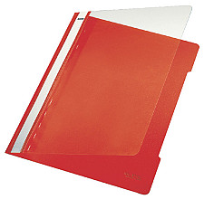 snelhechter leitz standaard a4 gerecycled pp rood