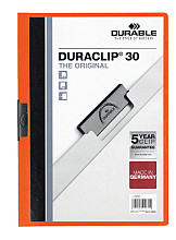 klemmap durable duraclip a4 3mm 30 vellen oranje