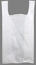 hemddraagtas hdpe wit 30x10x60cm 1000 stuks