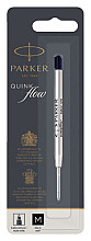 balpenvulling parker quinkflow medium zwart blister 1 stuk