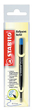balpenvulling stabilo standaard medium blauw blister 1 stuk
