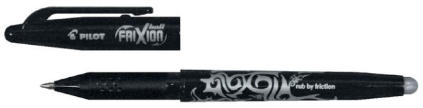 rollerpen pilot frixion medium zwart