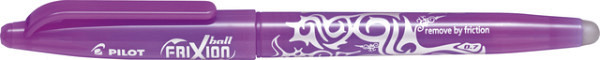 rollerpen pilot frixion medium paars